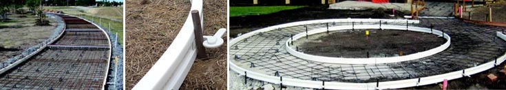 Plastiform reuseable formwork