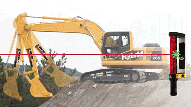 Boom Mounted Laser Receivers