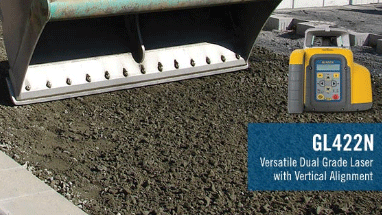 Automatic Dial-in Dual Grade Laser Levels