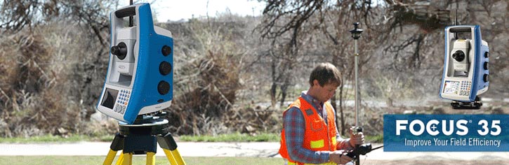 Spectra Precision Focus Series Robotic Total Stations