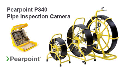 Pearpoint P340+ Pipe Inspection Cameras & Trotec Videoscopes