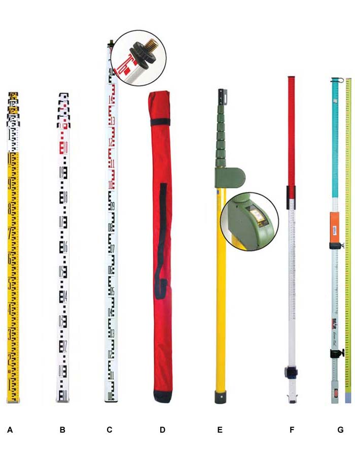 Staves, Height Rods & Cut n Fill Rods
